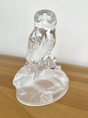 Buy Vintage Crystal D’arques Lead Crystal Glass Owl Ornament • 10£