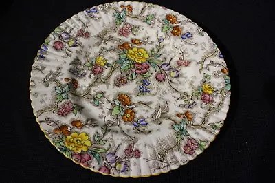 Buy Vintage Booths Silicon China TAPESTRY Hand Painted Floral #7812 10  Dinner Plate • 75.82£