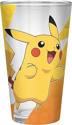 Buy Official Pokemon Pikachu Foil Large Drinking Glass Tumbler New In Gift Box Aby • 12.95£