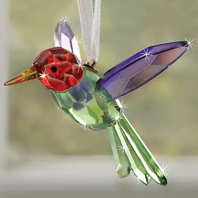 Buy Brightly Colored Crystal Hummingbird Prism Porch Patio Garden Suncatcher • 28.76£