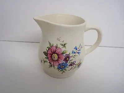 Buy Vintage Axe Vale Pottery Devon Floral Jug 1/4 Pt Approx 3.5  Tall  • 8£