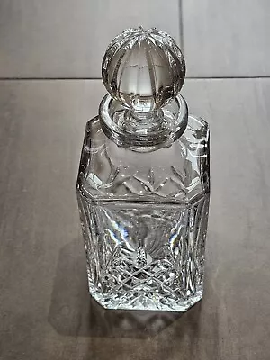 Buy Crystal Cut Glass Decanter With Stopper Square Whiskey/ Spirit - Heavy • 15.69£