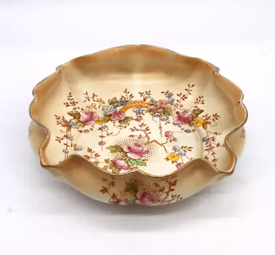 Buy CROWN DEVON Antique Fieldings Decorative Serving Bowl Blush Pink 23cm • 3.49£