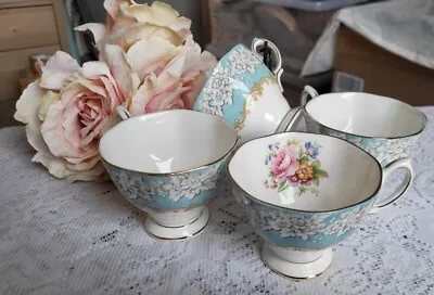 Buy Royal Albert Bone China Cups, X4 Enchanted, EXCELLENT Condition SOLD SEPARATELY  • 14.95£