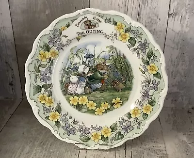 Buy Brambly Hedge The Outing Plate Royal Doulton • 24.99£