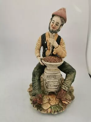 Buy Large Capodimonte Figurine,  15   Tall Man Roasting Chestnut (AN_7121) • 6.99£