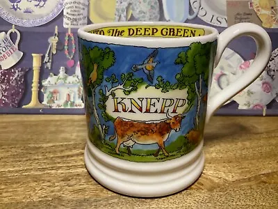 Buy Emma Bridgewater Pottery Mug 1/2 Pint Knepp Estate Horsham Rewilding Deep Green • 14.99£
