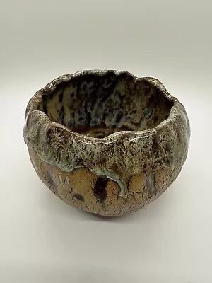 Buy MazAmar Art Studio Pottery Glazed Round Pot • 28.77£