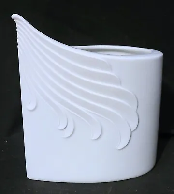 Buy Kaiser OP-ART White Vase By Manfred Frey • 12£