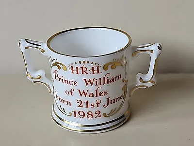 Buy Royal Crown Derby Bone China Miniature Loving Cup Prince William Birth Royal  • 9.99£