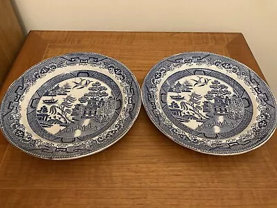 Buy Two Antique Blue Willow Bowls  • 3£