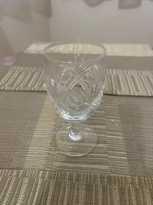 Buy Vintage Thomas Webb Cut Glass Crystal Goblet Or Fortified Wine Glass • 10£
