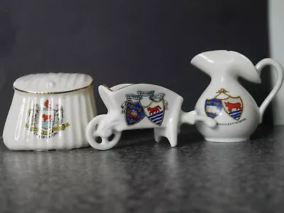 Buy Crested China  Three Oxford City Crested Ware Items Gemma China • 4.85£