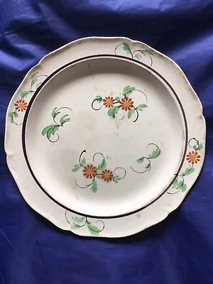 Buy French Creamware Plate,circa 1800,from Aumale,beautifully Hand Painted • 74£