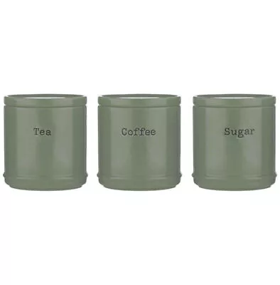 Buy Price & Kensington Tea Coffee Sugar Container 750ml Set Of 3 Piece Sage Green • 20.39£
