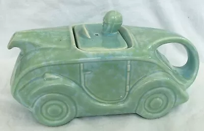 Buy JAMES SADDLER ART DECO RACING CAR TEAPOT Circa Late 1930’s BURSLEM POTTERY • 39.99£