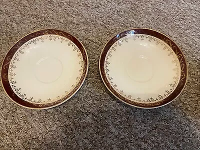Buy Set Of 2 Alfred Meakin Saucers. Bone China. Made In England. • 4.90£