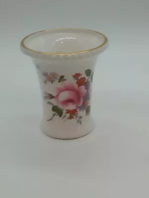Buy Royal Crown Derby English Fine Bone China Medium Cache Pot Miniature Vase • 30.46£