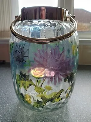 Buy Marks & Spencer Large Glass Flower Lantern / Candle Holder • 12.50£