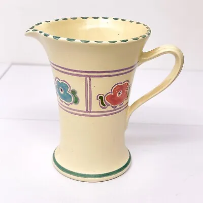 Buy Vintage Honiton Pottery Jug, Western Pattern, Rustic Ceramic Pitcher. Devon • 19.99£
