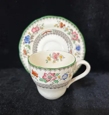 Buy COPELAND SPODE CHINESE ROSE DEMI TASSE CUP AND SAUCER C. 1930 • 15£