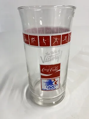 Buy Vintage Coca Cola Taste Of Victory Drinking Glass 1980 Olympic Los Angeles Cup • 5.27£