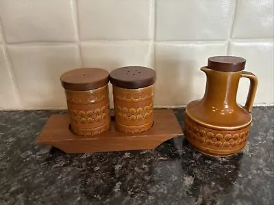 Buy Hornsea Saffron Cruet Set With Vinegar Pot • 15£