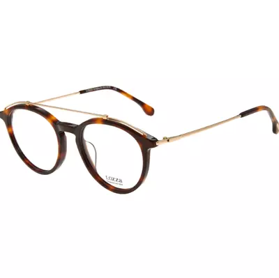 Buy LOZZA Panto Glasses Tortoiseshell Frames With Gold Brow Bar Womens • 39.95£