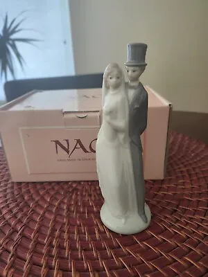 Buy NAO Lladro Figurine 6  Bride And Groom Or Wedding Cake Topper Couple • 18.91£