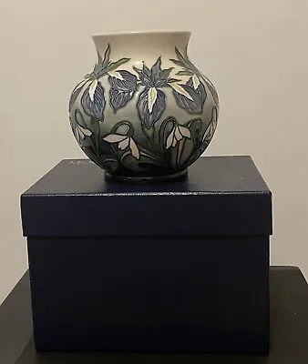 Buy Moorcroft 15cm Vase “Heralds Of  Spring MCC By Nicola Slaney Boxed Price Lowered • 160£