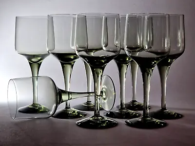 Buy Orrefors Crystal - Rhapsody Smoke - 9 Modernist Sherry Port Wine Glasses 5  • 60£