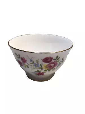 Buy Vintage Queen Ann Ridway England Bone China Floral Sugar Bowl D177 • 7.99£
