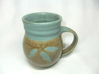 Buy Wendy Dobson Mug Green Brown Leaves Studio Pottery - Australian Studio Pottery ? • 4.99£