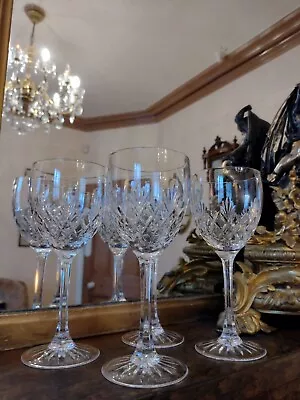 Buy Beautiful Quality Set Of 4 Edinburgh Crystal KELSO Wine Or Water Glasses - BOXED • 59.95£