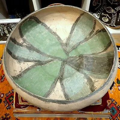 Buy Large Studio Pottery Bowl By Penelope Bennett Circa 1970s Brittish Handpainted • 265£