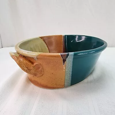 Buy Walt Glass Studio Art Pottery  Handled Bowl Casserole Baking Dish • 43.92£