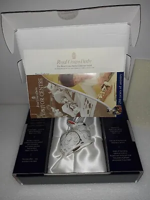 Buy Royal Crown Derby Paperweight BUNNY Collectors Guild Boxed & Paperwork • 42.50£