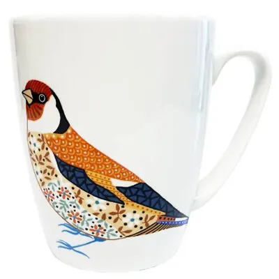 Buy Queens Goldfinch Mug Paradise Birds Fine China 400ml Oak Shape Dishwasher Safe • 13.60£