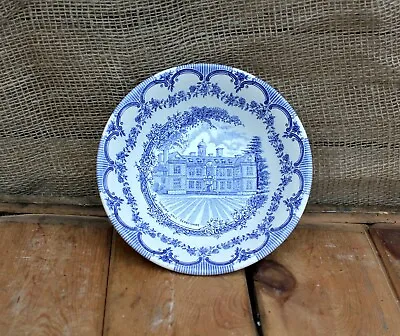 Buy Vintage Blue White Bowl Staffordshire England Ceramic Ironstone Tableware Dish • 14£