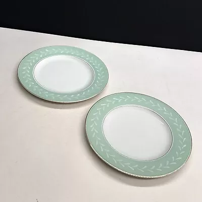 Buy 2 X Burleigh Ware Salad Plates Hand Painted. 9 Inches • 19.99£
