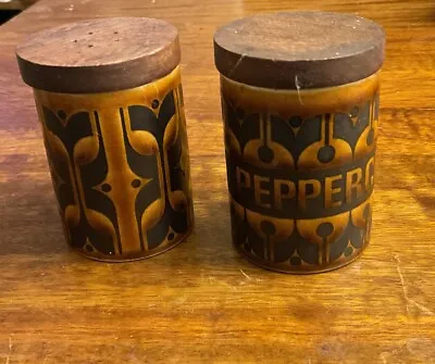 Buy Two Vintage Hornsea Pottery -Heritage Condiment Pots, Pepper And Peppercorn. • 7.50£
