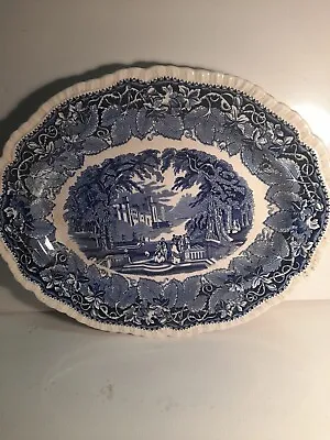 Buy Antique MASONS VISTA Patent Ironstone China B/W Transfer Ware Charger Plate 11  • 19£
