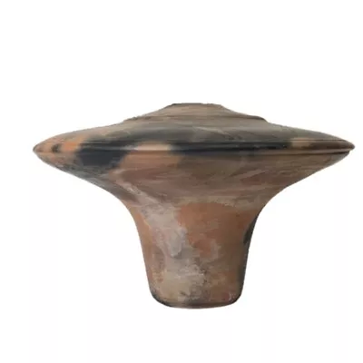 Buy Scott Lindberg 88 Raku Pottery Bowl Vase Signed Studio Art Ethnic Monochrome • 28.81£