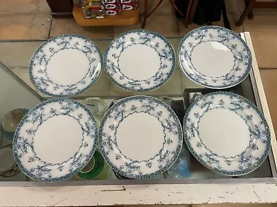 Buy Set Of 6 Antique Bristol Pountney & Co Ltd Odelberg Pattern Plates • 20£