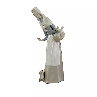 Buy Lladro Figurine, Farm Girl With Bread Basket, 1034 • 28£