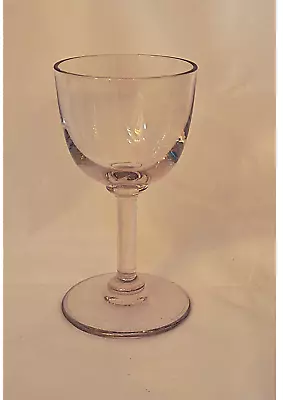 Buy Antique Victorian Drinking Glass Sherry Gin Dram Clear • 13.49£