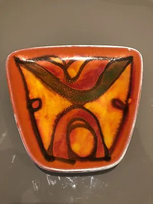 Buy Poole Pottery Dish Delphi Pattern? Lovely Colours In Fabulous Condition • 20£