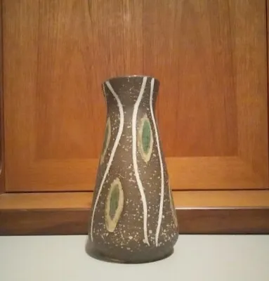 Buy Mid Century West German Fat Lava Vase Abstract Vase  • 6£