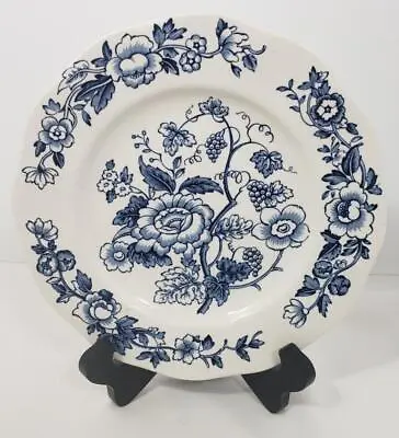 Buy Vintage Windermere Wedgewood Salad Plate 7.75  Blue And White Hand Painted • 14.38£
