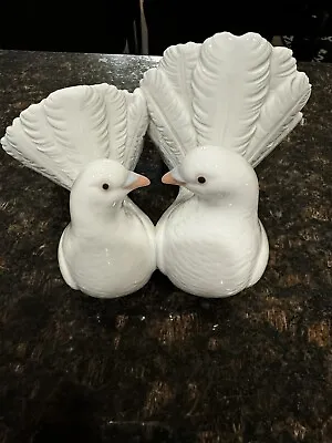 Buy Lladro Couple Of Doves Kissing Lovebirds Porcelain Figurine 1169 Daiso Spain • 188.35£